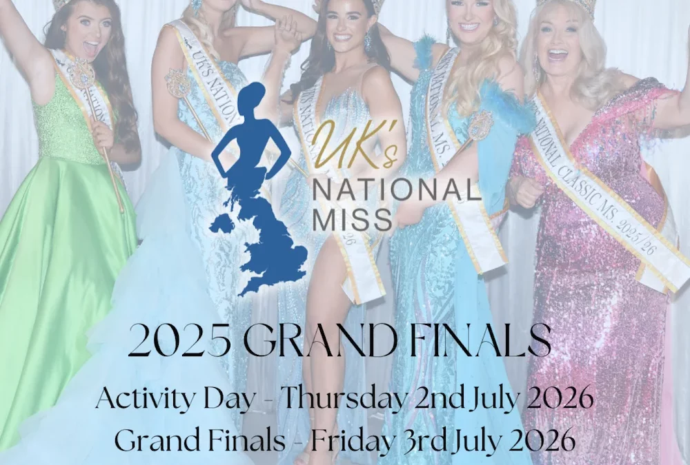 UK’s National Miss 2026 – Save The Date!
